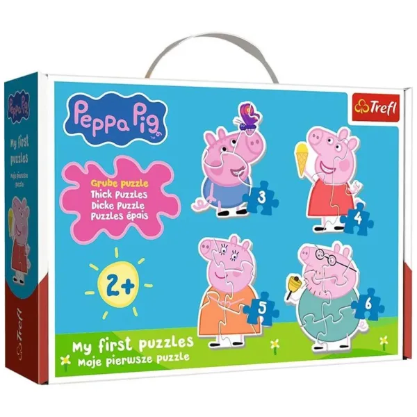 Peppa Wutz - Erstes Baby Puzzle in Tasche - Trefl Bild 2