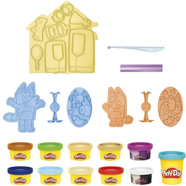 Play-Doh: Bluey Make 'n Mash Costumes Knetset - Hasbro Bild 2