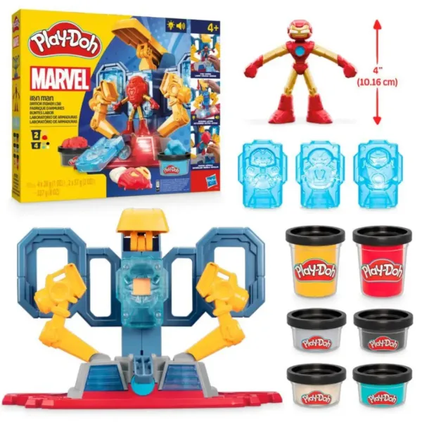 Play-Doh Marvel: Avengers Iron Man Rüstungswerkstatt mit Licht und Sound - Hasbro Bild 2