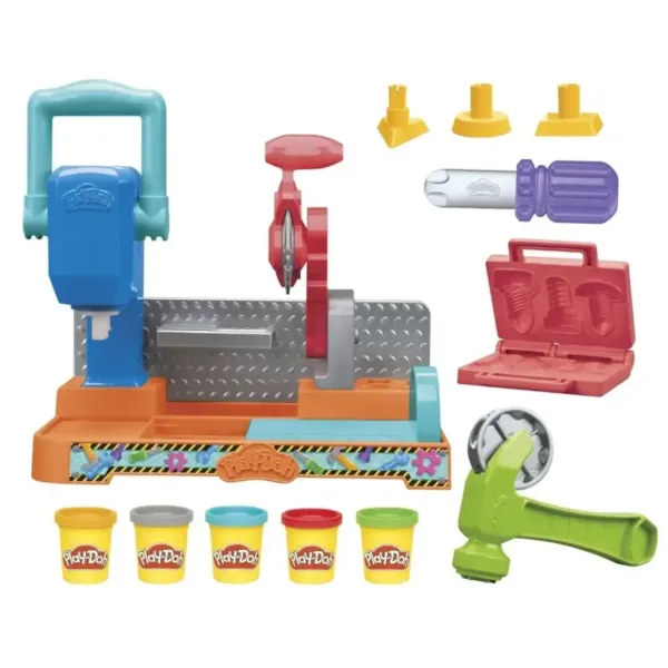 Play-Doh: Stamp'N'Saw Werkbank Spielset - Hasbro Bild 2