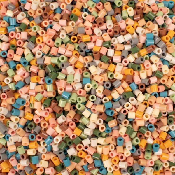 PlayBox: 5mm MIDI Pastellfarbene Bügelperlen im Eimer 5000 Stück Set Bild 2