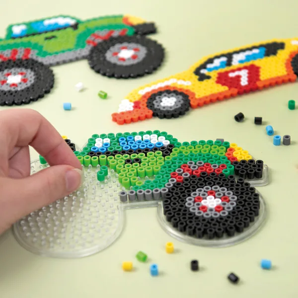 PlayBox: 5-mm-MIDI-Bügelperlenset mit Rennwagen Bild 3