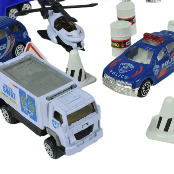 Police Squad: Polizeispielset mit Fahrzeugen und Zubehör in zwei Varianten Bild 7