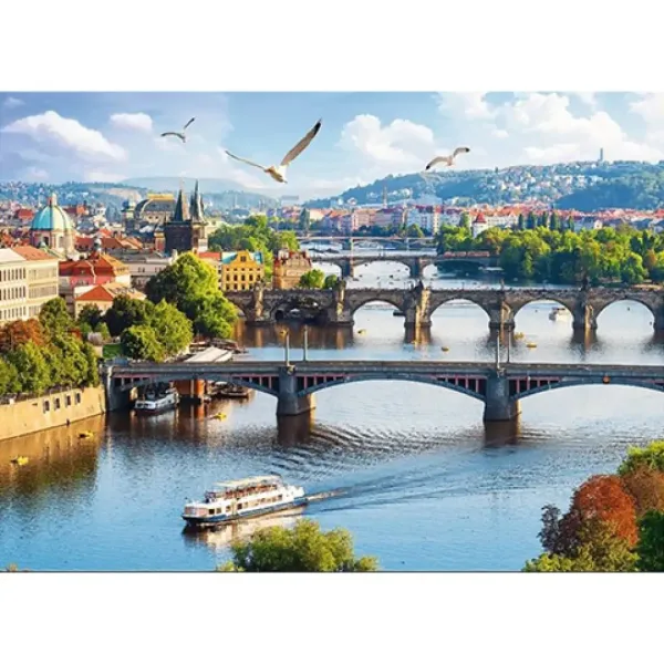 Prag, Tschechische Republik 500-teiliges Puzzle - Trefl Bild 2