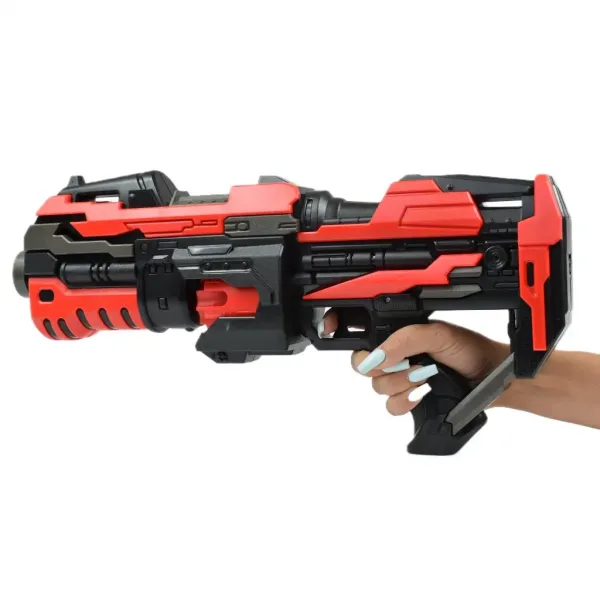 Pro Attack: Elektronisches Revolver-Schaumstoffgeschütz mit Munition 45cm Bild 6