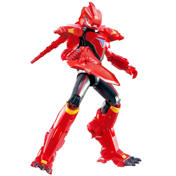Quantum Heroes: Dinoster Lucio Actionfigur mit roter Rüstung 20 cm Bild 3