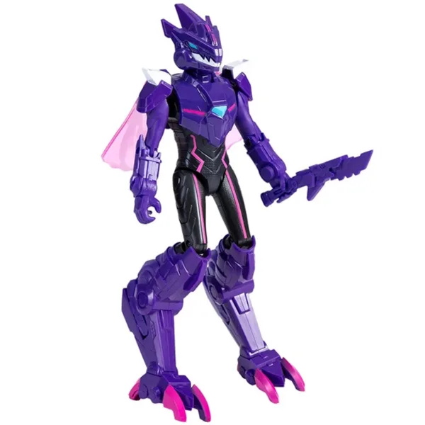 Quantum Heroes: Dinoster Trina Actionfigur mit lila Rüstung 20 cm Bild 3