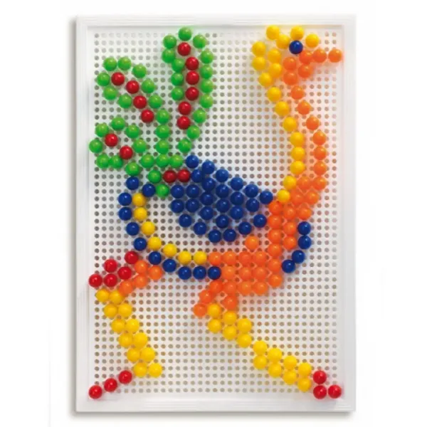 Quercetti: Bunte Steckmosaik-Set Elefant 270 Stück Bild 3