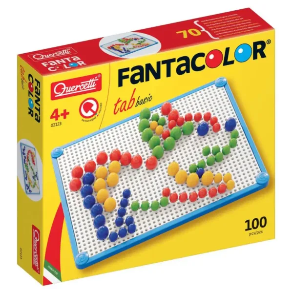 Quercetti: Fanta Color 60-tlg. Basis-Peg-Set Bild 3