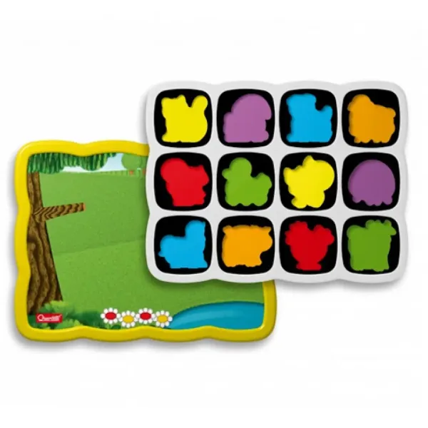 Quercetti: Magnetisches Puzzle mit Haustieren, 12-teilig Bild 3