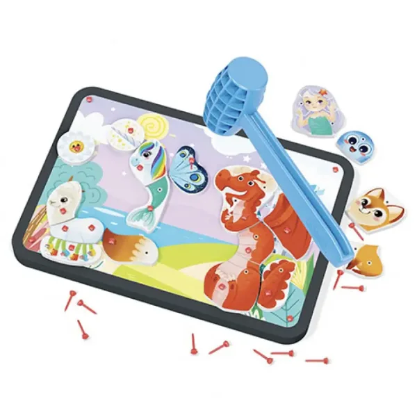 Quercetti: Play Creativo Tap Tap kreatives Spiel mit Tieren Bild 2