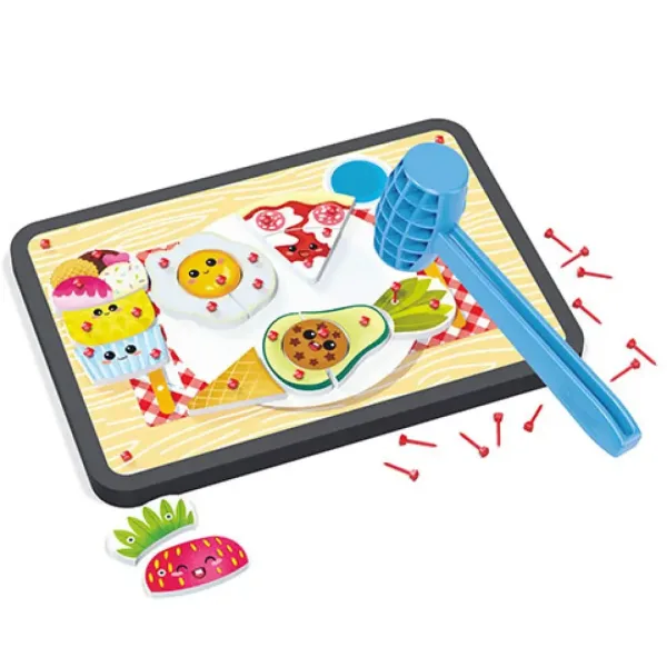 Quercetti: Play Creativo Tap Tap Lebensmittel kreatives Spiel Bild 2