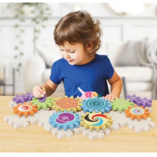 Quercetti: Play Eco Kaleido Zahnradspiel-Set 38-teilig Bild 3