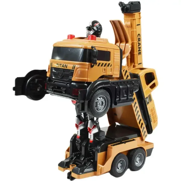 RC ferngesteuertes Autobot Titan Roboter verwandelbares Kranfahrzeug 27MHz 26cm Bild 4