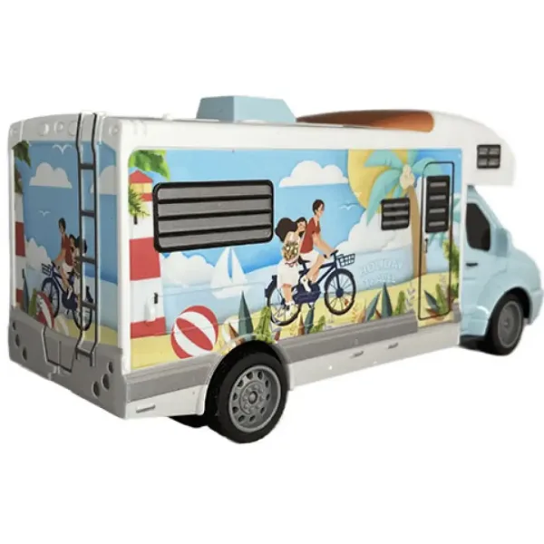RC ferngesteuertes Holiday Travel Wohnmobil mit Licht 27MHz 1/32 Maßstab 20cm Bild 2