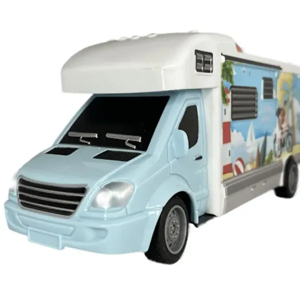 RC ferngesteuertes Holiday Travel Wohnmobil mit Licht 27MHz 1/32 Maßstab 20cm Bild 3