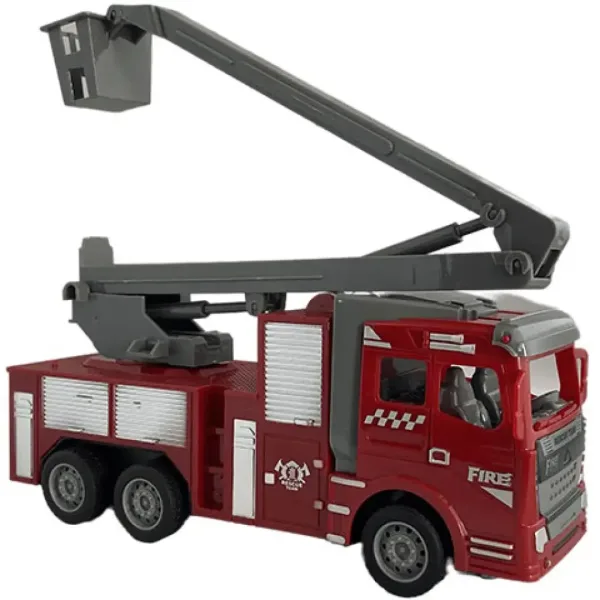 RC ferngesteuertes Hubarbeitsbühnen-Feuerwehrauto im Maßstab 1/30, 22 cm Bild 2