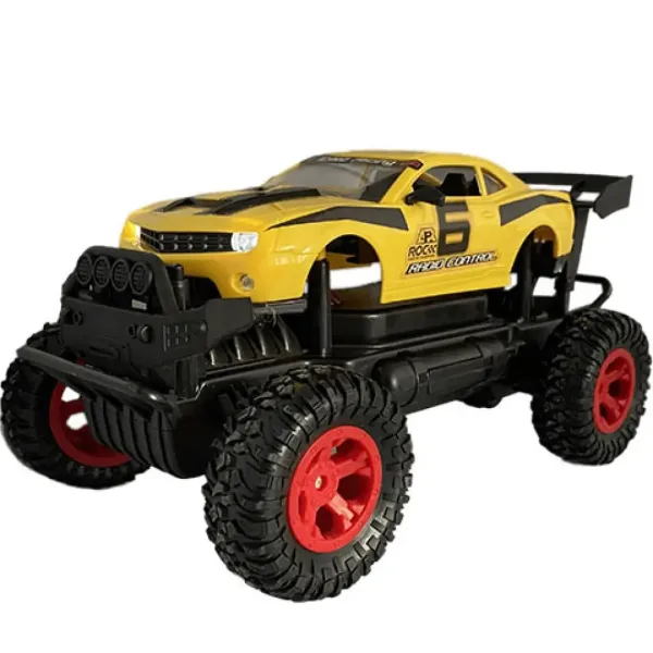 RC Off-Road Fernbedienung gelber Camaro mit Licht 27 MHz 29cm 1/14 Maßstab Bild 3