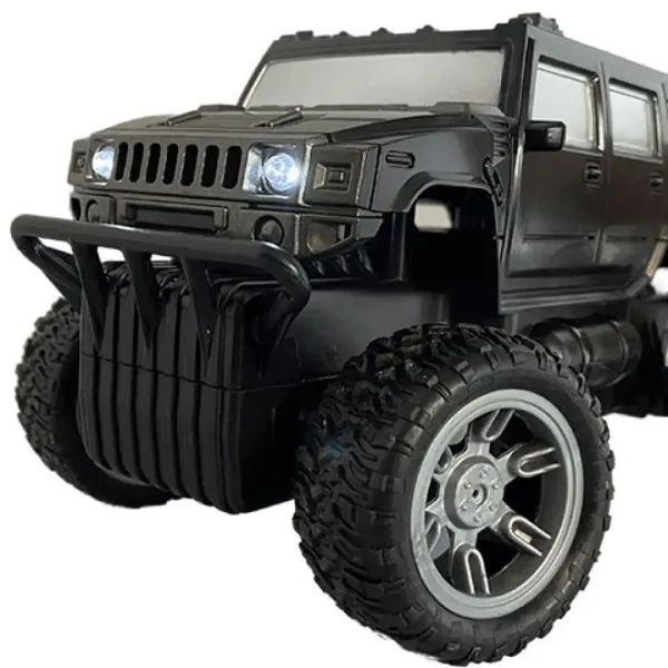 RC Off-Road Hummer mit Fernbedienung und Licht, 27 MHz, 22 cm, Maßstab 1:14, in zwei Varianten Bild 3