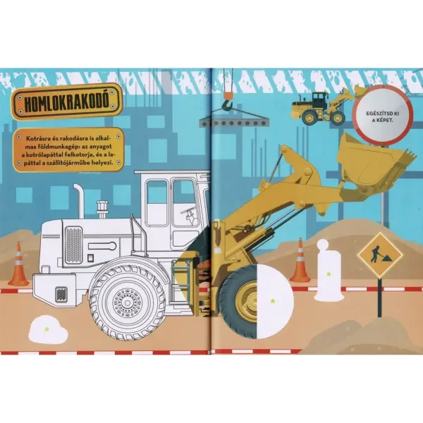 Riesige Baumaschinen Arbeitsheft Bild 2