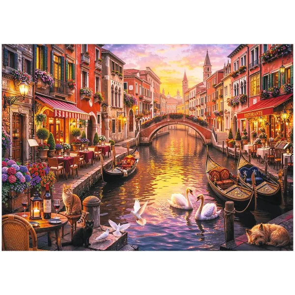 Romantisches Venedig 2000-teiliges Puzzle - Trefl Bild 2