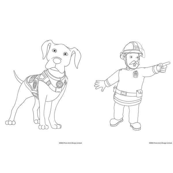 Sam der Feuerwehrmann Malbuch - Trefl Bild 3