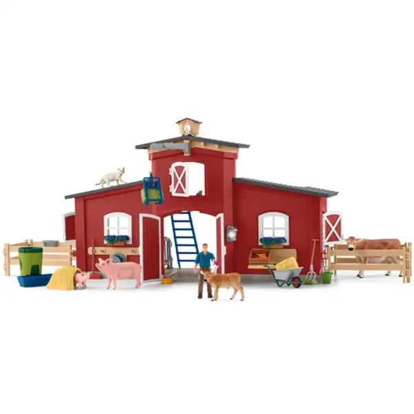 Schleich: Farm World - Spielset mit Stall und Tieren (42606) Bild 2