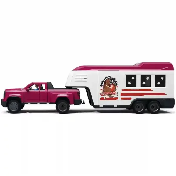 Schleich: Pferdetransporter mit Geländewagen und Pferden (42705) Bild 5