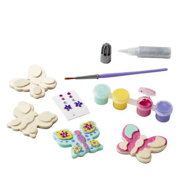 Schmetterlinge Holz Kühlschrankmagnet Bastelset - Melissa & Doug Bild 2
