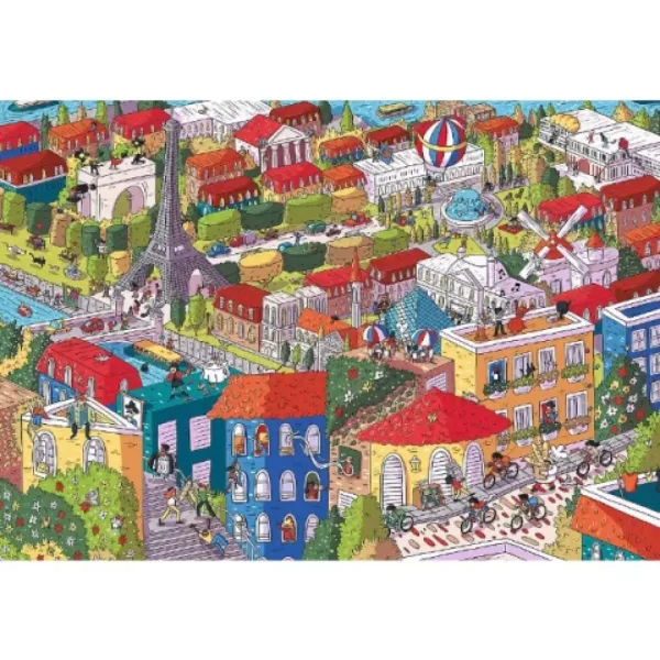 Sneaky Peekers: Paris UFT 1000-teiliges Puzzle - Trefl Bild 2