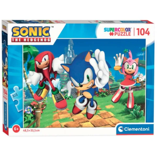 Sonic 104db Super Color Puzzle - Clementoni Bild 1