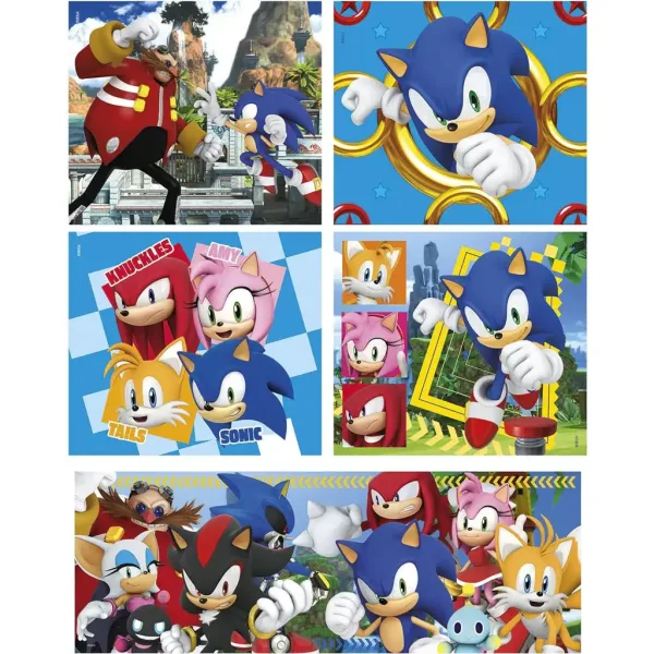 Sonic der Igel 10 in 1 supercolor Puzzle - Clementoni Bild 2