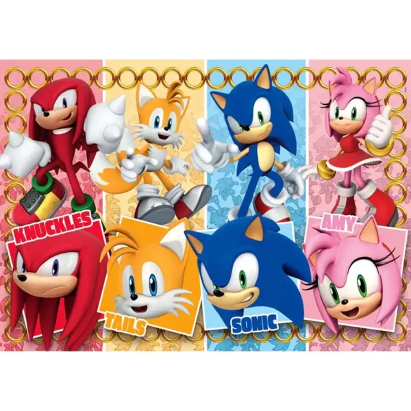 Sonic und seine Freunde 60-teiliges maxi supercolor Puzzle - Clementoni Bild 2