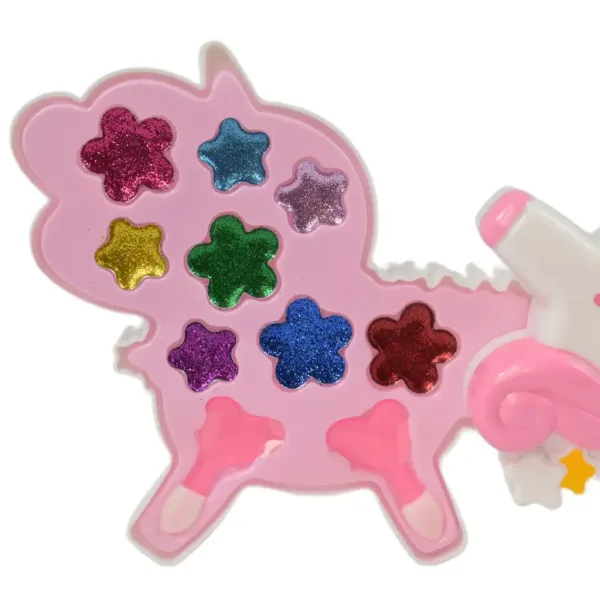 Sparkle & Glitter: Dreistöckiges Einhorn-Schminkpaletten-Set Bild 4
