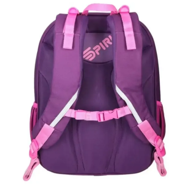 Spirit: Ergonomischer Schulrucksack in lila-pink mit Schmetterlingen Bild 4