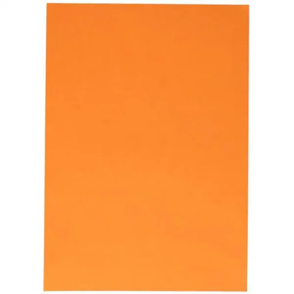 Spirit: Helle orange Dekorpappe 220g A/4 Größe 1 Stück Bild 1