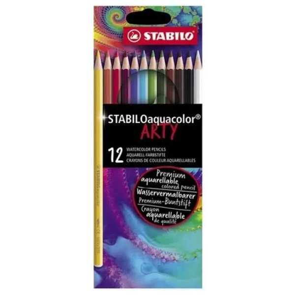 Stabilo: ARTY Aquacolor Buntstift-Set 12-teilig Bild 1