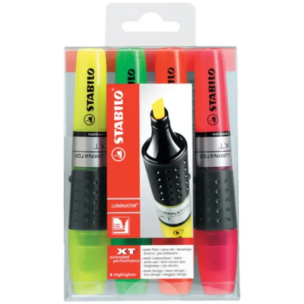 Stabilo: Luminator Textmarker 4er-Set Bild 1