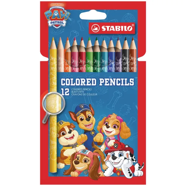 Stabilo: Paw Patrol dicke bunte Buntstifte 12er Set Bild 1