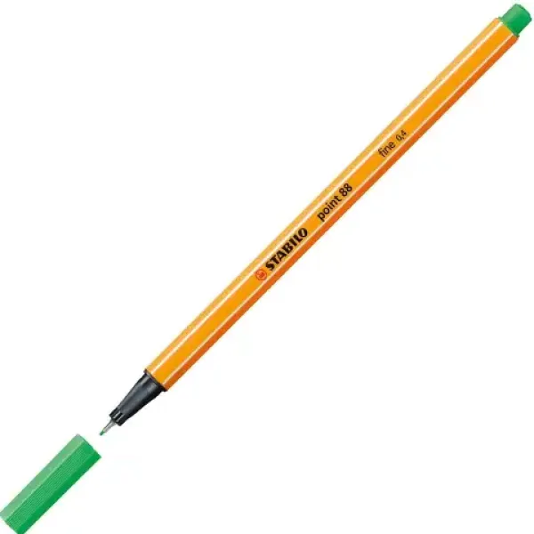 Stabilo: Point 88 Fineliner 0,4mm in Smaragdgrün Bild 2