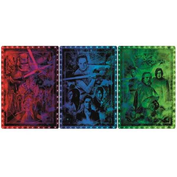 Star Wars Metamorphoses Episode VII-VIII-IX 520-teiliges Puzzle mit Rahmen und RGB-LED-Beleuchtung - Clementoni Bild 2