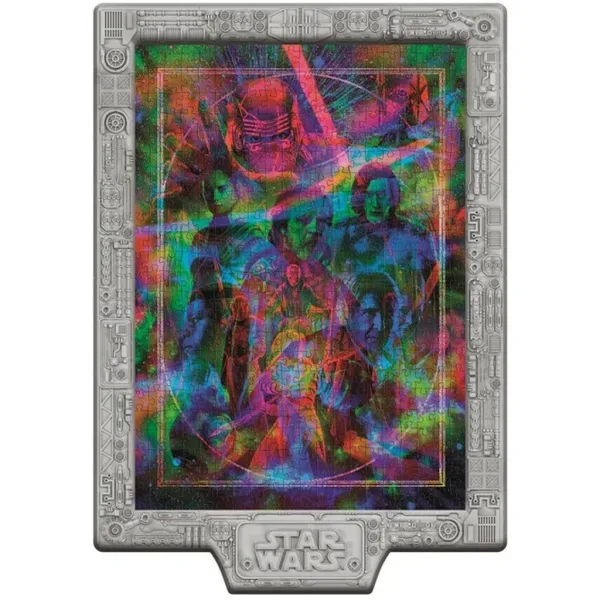 Star Wars Metamorphoses Episode VII-VIII-IX 520-teiliges Puzzle mit Rahmen und RGB-LED-Beleuchtung - Clementoni Bild 3