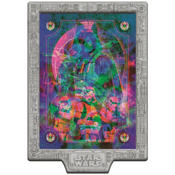 Star Wars Metamorphoses Klassische Trilogie 520 Teile Puzzle mit Rahmen und RGB LED Beleuchtung – Clementoni Bild 3
