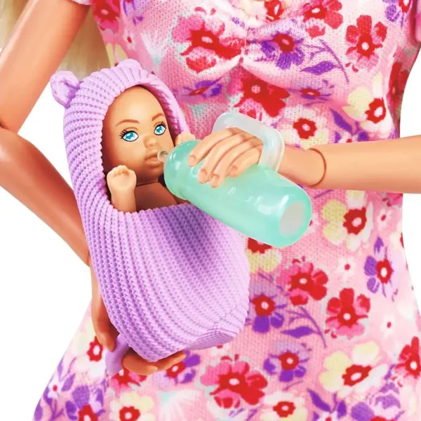 Steffi Love: Steffi schwangere Puppe mit Wiege und Zubehör - Simba Toys Bild 4