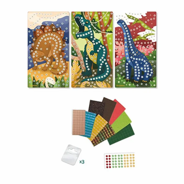 Stickn Fun Mosaikbild-Set - Dinosaurier Bild 2
