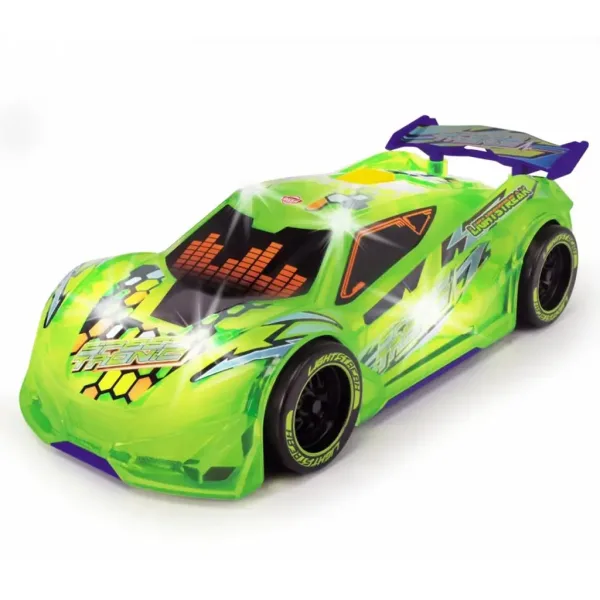 Streets Beatz: Speed Tronic neon grün Auto mit Licht und Sound 20 cm - Dickie Toys Bild 2