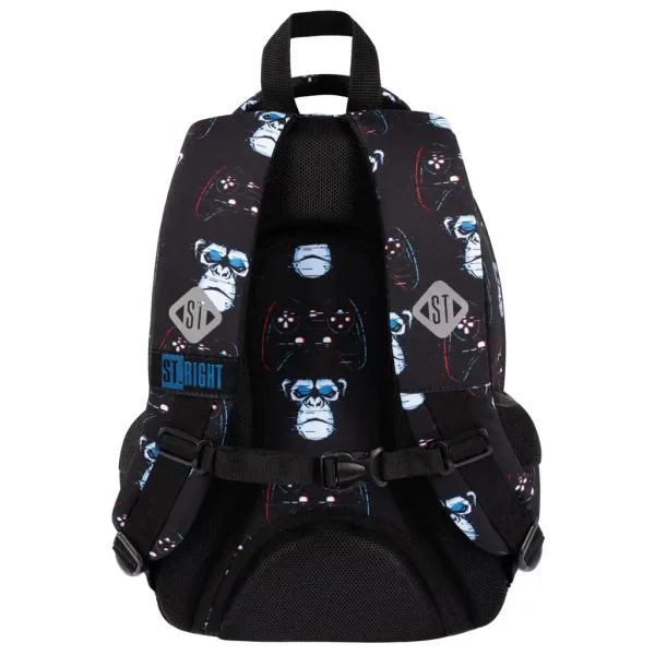 St.Right Blue Gamer ergonomischer Schulranzen, Rucksack BP26 39x27x17cm Bild 2