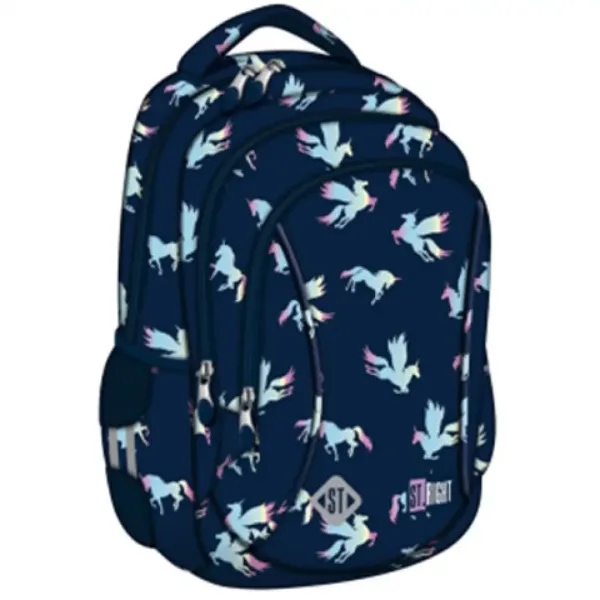 St.Right Holo Unicorns BP26 Schultasche Rucksack 15" Bild 1