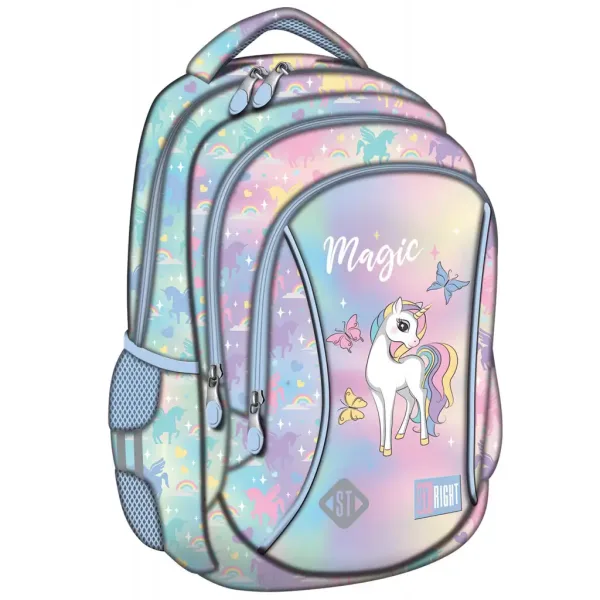 St.Right Magic Unicorn Schultasche, Rucksack BP26 39x27x17cm Bild 1