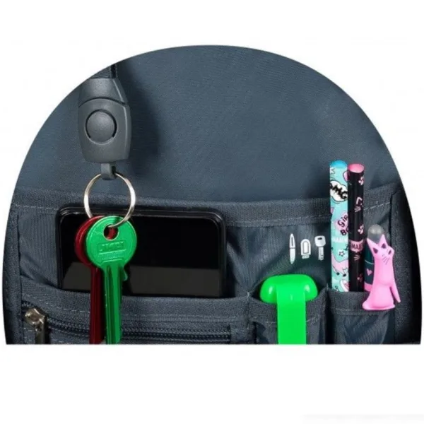 St.Right Silver Cats Schultasche, Rucksack BP01 43x32x21cm Bild 2
